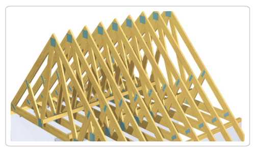 DACH W DOMU SZKIELETOWYM